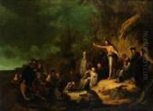 La Predication De Saint Jean-baptiste by Jacob Willemsz de Wet the Elder