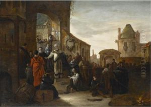 Juda And Tamar by Jacob Willemsz de Wet the Elder