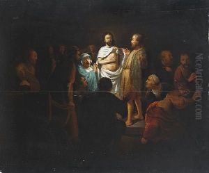 The Incredulity Of Saint Thomas by Jacob Willemsz de Wet the Elder