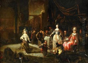 Salome Dansande Framfor Herodes by Jacob Willemsz de Wet the Elder