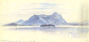 Lago Maggiore, Italy by Edward Lear