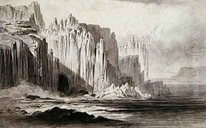 The Capo SantAngelo Amalfi by Edward Lear