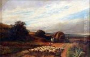 The Sheep Drovers by Peter de Wint