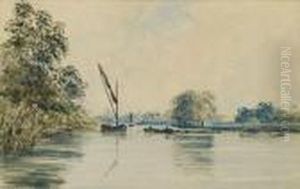 Zion House On The Thames by Peter de Wint