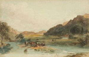 Cattle At Water Cattle At Water