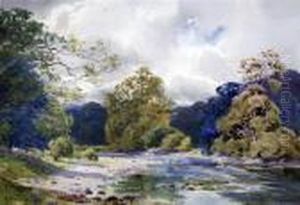 Stepping Stones, Betwsy Coed by Peter de Wint