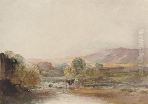 A River In Yorkshire by Peter de Wint