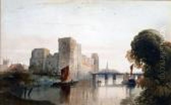 Newark Castle, Seen By The River - view 1