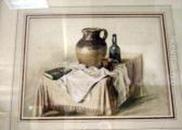 Stil Llife Of A Flagon - view 1
