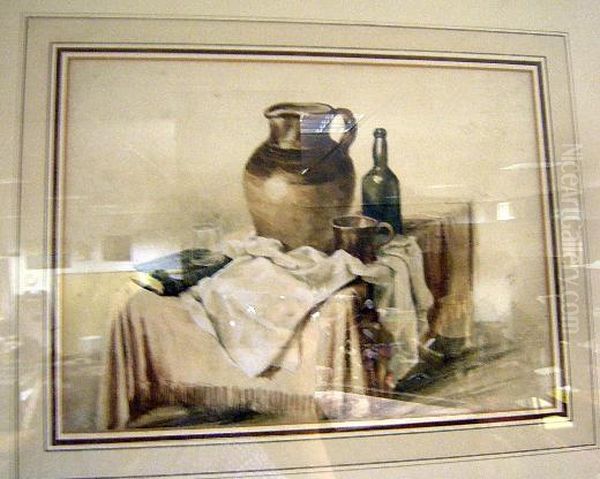 Stilllife Of A Flagon - view 1