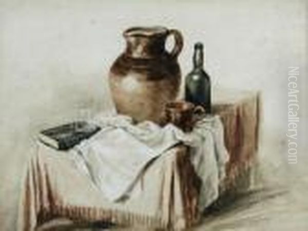 Stilllife Of A Flagon - view 1