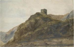 Dolbadern Castle, Wales by Peter de Wint