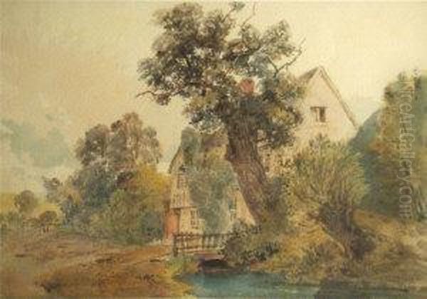 A Building By A Tree With A Stream To The Foreground - view 1