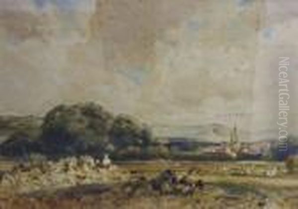 Watercolour, Harvesting Landscape, 11 - view 1