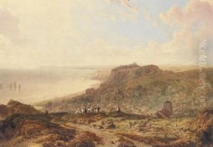 Hastings From The East Cliff, Kent by Peter de Wint