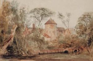 A Mill In France by Peter de Wint