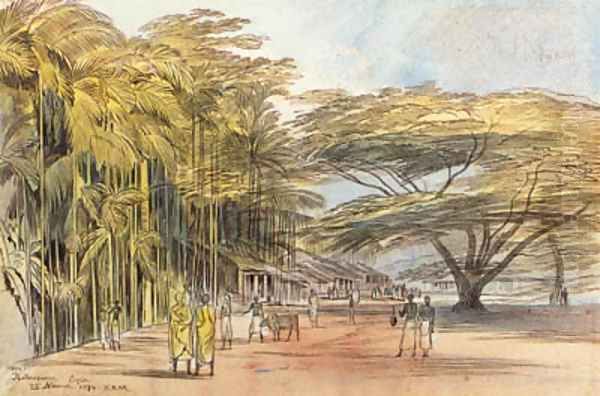 View of Ratnapura, Ceylon - view 1