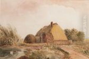 A Surrey Farm by Peter de Wint