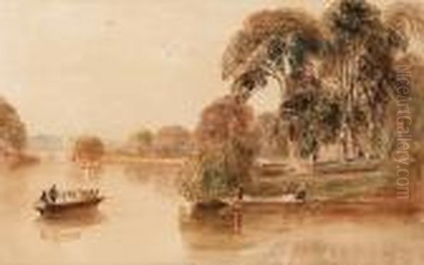 Boating On The Thames Near Richmond - view 1