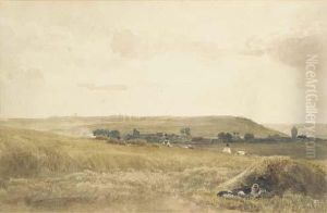 Harvesting Scene by Peter de Wint