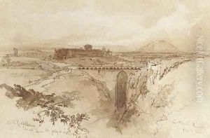 Civita Castellana 3 by Edward Lear