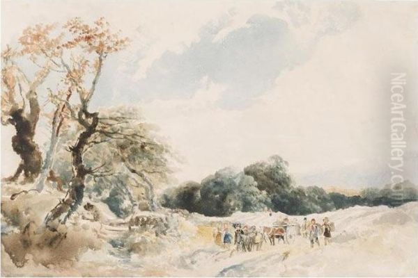 Returning From The Fields, Epping Forest - view 1