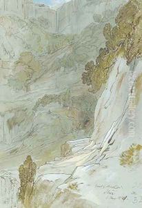 Ithaca, the fountain of Arethusa by Edward Lear