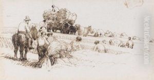 Harvesters by Peter de Wint