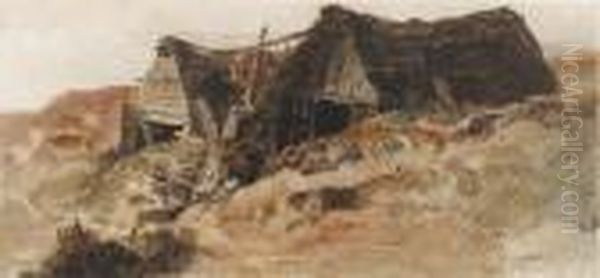 A Fisherman's Cottage, With A Lobster Pot Outside - view 1