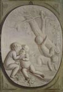 Putti. by Jacob de Wit