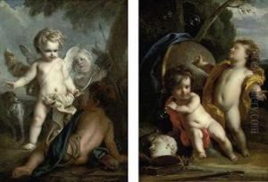 Putti Preparing For The Hunt