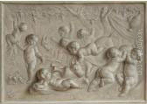 Allegory Of Summer With The Infant Bacchus Riding A Goat - view 1