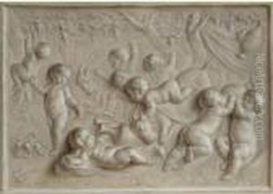 Allegory Of Summer With The Infant Bacchus Riding A Goat