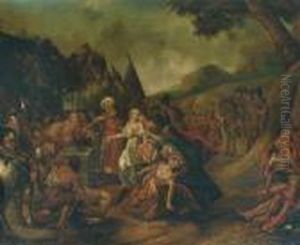 The Sacrifice Of Iphigenia by Jacob de Wit