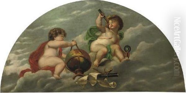 A Dutch Overdoor Panel - view 1