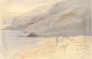 Between Karahalli and Laura, Turkey by Edward Lear