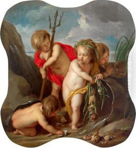 Quattro Putti Con Tridente Quattro Putti Con Tridente