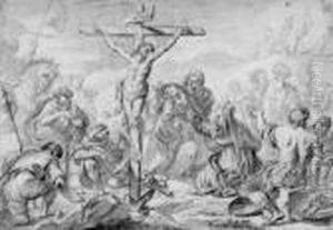 Kreuzigung Christi by Jacob de Wit