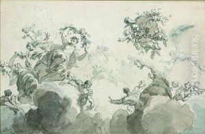 Le Triomphe De Flore by Jacob de Wit