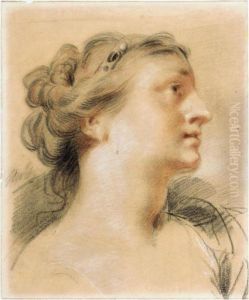Head Of A Young Girl Turned To The Right Head Of A Young Girl Turned To The Right