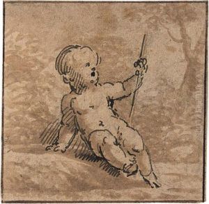 A Putto by Jacob de Wit