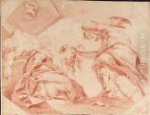 Saint Ambrose With Putti; Saint 
John Chrysostom Ordering Thedestruction Of The Statue Of The Empress 
Eudocia; And The Martyrdomof Saint Eugenia, After Sir Peter Paul Rubens by Jacob de Wit