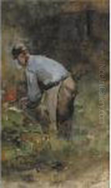 At Work In The Garden - view 1