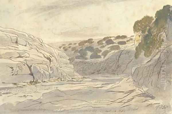Lonely valley of Zebbug, Malta - view 1