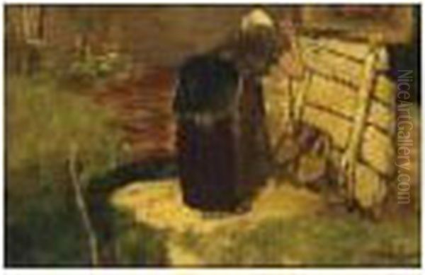 A Peasant Woman At Work - view 1