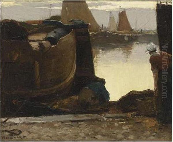 Early Evening In Scheveningen Harbour - view 1