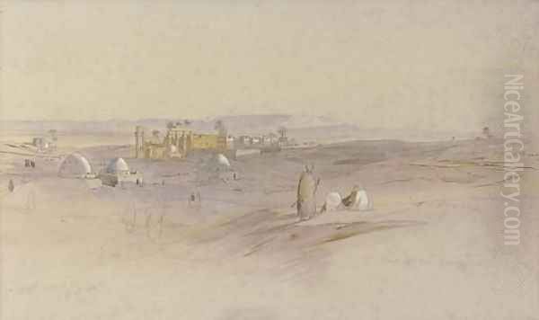 Sunrise at Erment, Egypt - view 1
