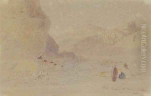 Thebes, Valley of the Tombs of the Kings by Edward Lear