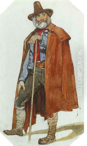 An Italian shepherd - view 1