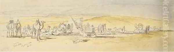 Encampment Gebel Alaka, near Suez, Egypt - view 1